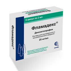 ФЛАМАДЕКС 25мг/мл 2мл N5 р-р д/инъекций ФЛАМАДЕКС 25мг/мл 2мл N5 р-р д/инъекций