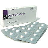КОРИОЛ 6,25мг N30 таб. КОРИОЛ 6,25мг N30 таб.