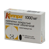 КЕППРА 1000мг N30 таб. КЕППРА 1000мг N30 таб.