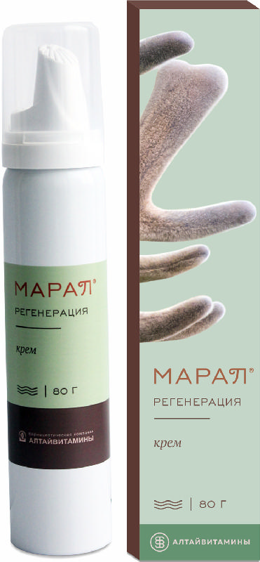 

МАРАЛ РЕГЕНЕРАЦИЯ КРЕМ аэрозоль 80г