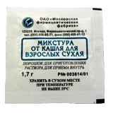 МИКСТУРА ОТ КАШЛЯ СУХАЯ 22,65г порошок д/взрослых МИКСТУРА ОТ КАШЛЯ СУХАЯ 22,65г порошок д/взрослых