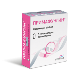 ПРИМАФУНГИН 100мг N3 суппозитории вагинальные ПРИМАФУНГИН 100мг N3 суппозитории вагинальные