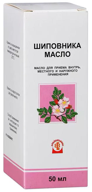 

ШИПОВНИКА МАСЛО 50мл для приема внутрь местного наружного применения