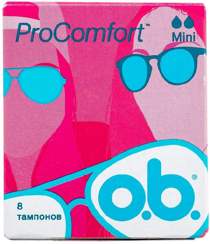 

О.Б. ПРОКОМФОРТ тампоны Мини 8 шт. Джонсон & Джонсон