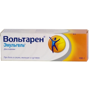 ВОЛЬТАРЕН ЭМУЛЬГЕЛЬ 1% 100г гель ВОЛЬТАРЕН ЭМУЛЬГЕЛЬ 1% 100г гель