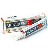 АКРИДЕРМ СК 15г мазь д/наружного применения АКРИДЕРМ СК 15г мазь д/наружного применения