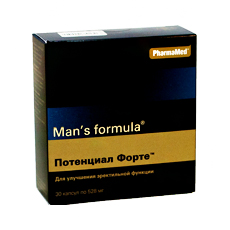 МЕН'С ФОРМУЛА ПОТЕНЦИАЛ ФОРТЕ капс. N30 МЕН'С ФОРМУЛА ПОТЕНЦИАЛ ФОРТЕ капс. N30
